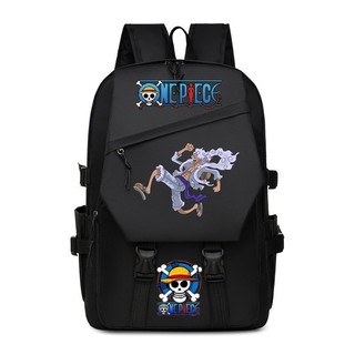 Ba Lô One Piece Luffy Cho Học Sinh Dung Tích Lớn In Nhẹ Đa Năng Hoạt Hình Anime Giải Trí Schoolbag