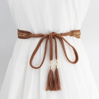 Dây Thắt Lưng Cotton Phong Cách Cổ Điển Hàn Quốc, Retro & Hợp Thời Trang