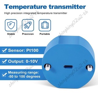 Máy phát nhiệt độ RTD PT100 DC24V Minus Đầu ra 50 ~ 100 độ 0-10V