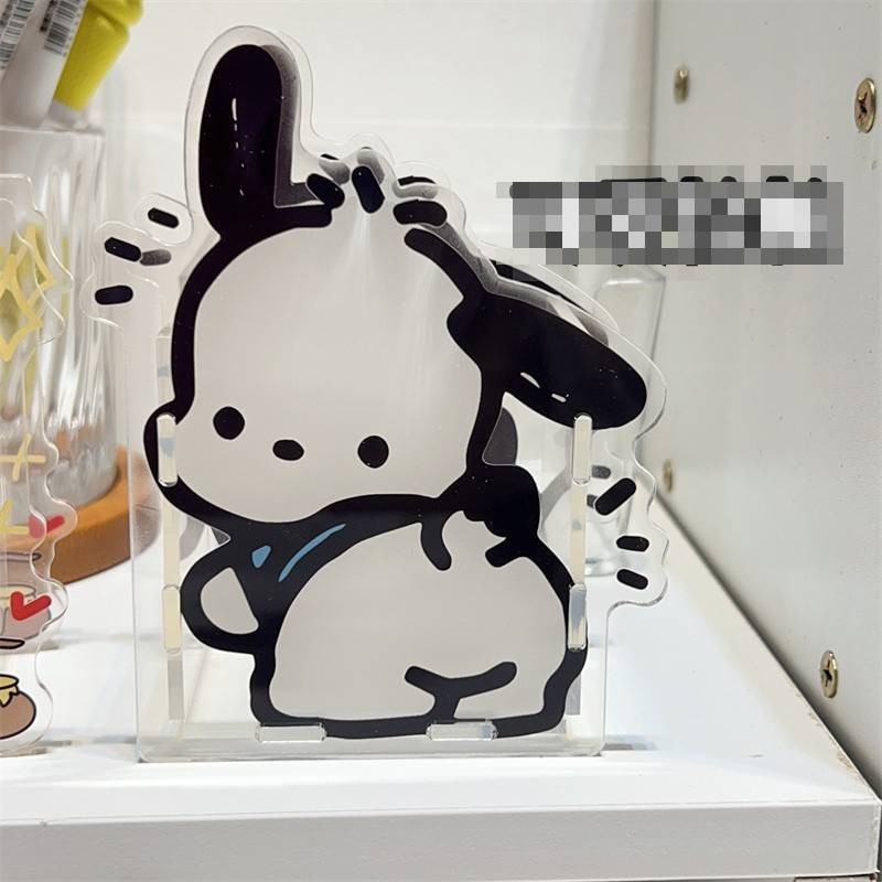 YT4 Pochacco Gấu Pooh Winnie acrylic Bút Hộp Đựng Hoạt Hình Dày Để Bàn Đồ Trang Trí Văn Phòng Phẩm Người Bạn Quà Tặng