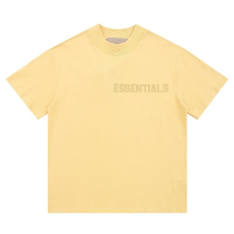 Hàng sẵn có Bán chạy ESSENTIALS FEAR OF GOD FOG Double Line Nine Seasons Áo thun ngắn tay lông cừu đẹp Unisex