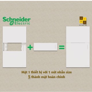 (HCM) Công tắc 1 chiều size S dòng Avatar On A siêu phẳng đẳng cấp, Hãng Schneider Electric