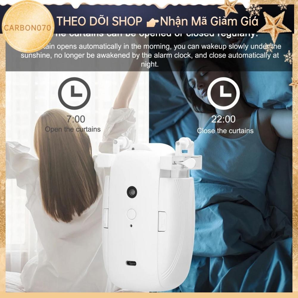 Carbon070 Dụng cụ mở rèm thông minh BT Điều khiển bằng giọng nói Cảm ...