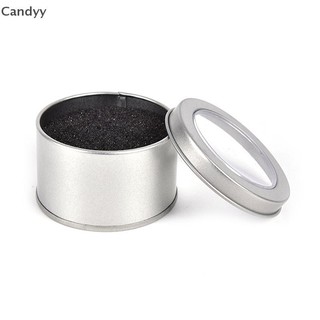 Ndy Bạc Tròn Kim Loại Trang Sức Hộp Đồng Hồ Hiển Thị Hộp Đựng Đồng Hồ 6.5 * 4cm N