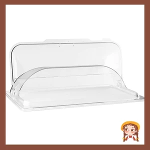 Li Hình Chữ Nhật Bánh Mì Trưng Bày Mái Vòm Flip Cover Nhà Bếp Rau Bụi