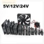 Quạt làm mát DC 5V 12V 24V Vỏ động cơ không chổi than 30mm 40MM 50MM 60MM 70MM 80MM 90MM 120MM 4cm 12cm VNK3