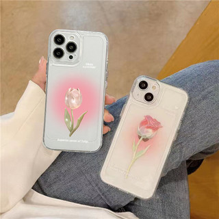 Ốp Lưng Cho Samsung Galaxy A7 2018 A06 Note 10 Lite A81 10 Plus 20 Ultra J6 Plus J2 J7 Prime G530 M23 A72 A73 5G Bao Hoa Tulip Mềm Trong Suốt Mắt Thiên Thần Silicon