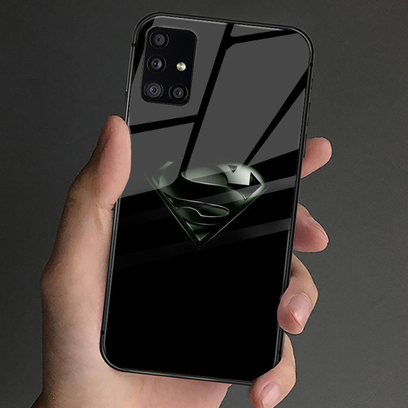 Ốp Điện Thoại Kính Cường Lực Siêu Nhân Cho Samsung Galaxy A10 A14 A16 A25 A35 A22 4G A32 A33 A34 A40 A42 A52 A53 A54 A55 A70 A71 A72 A73 5G