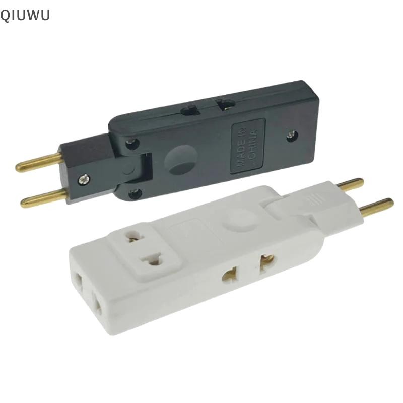 Qiuwu Mở rộng ổ cắm tường 4 trong 1 Ổ cắm điện EU Bộ chuyển đổi phích cắm 180 độ Bộ chuyển đổi nguồn di động Aadapter du lịch.