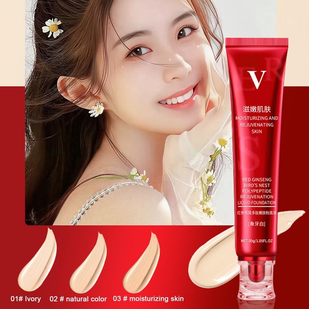 Learnever Đỏ Sâm Trẻ Hóa Chất Lỏng Nền Polypeptide Nền Chất Lỏng Nuôi Dưỡng Cao B5v9