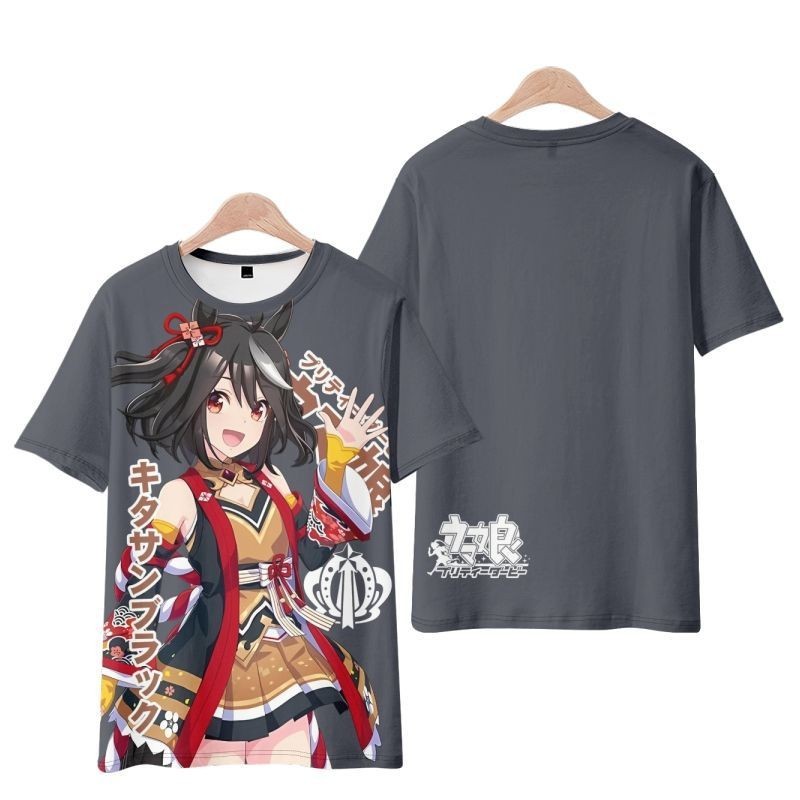 Áo thun cosplay Uma Musume Pretty Derby, thiết kế 3D, thoáng mát mùa hè