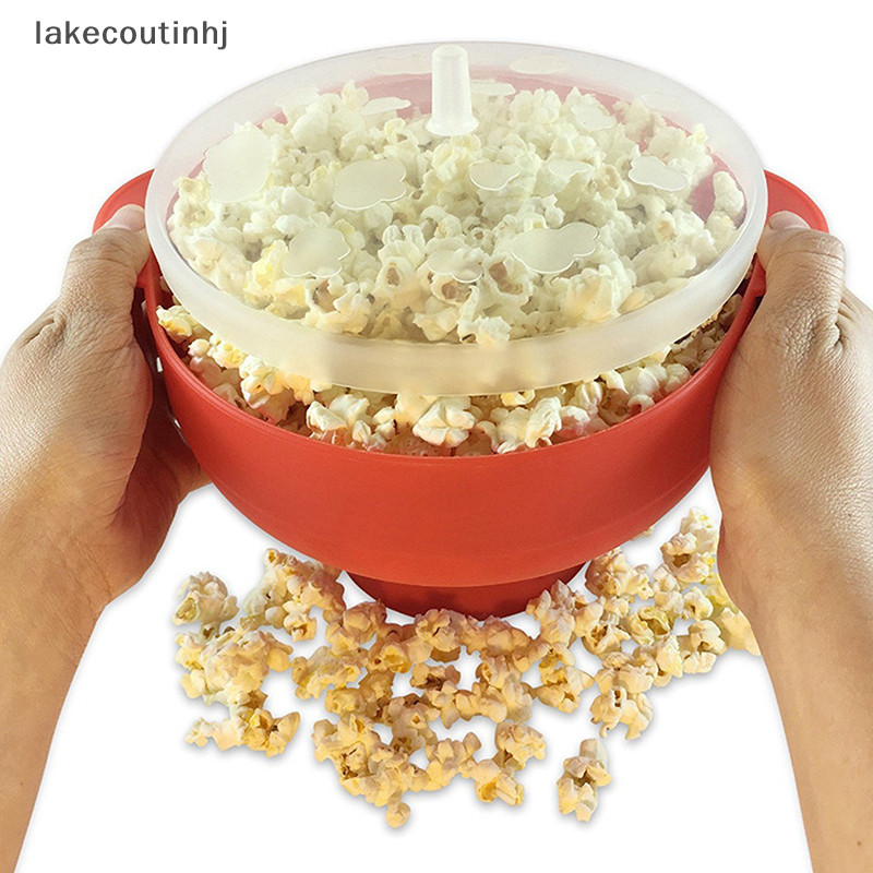 Lu Bếp Lò Vi Sóng Bắp Rang Bát Xô Silicon DIY Popcorn Maker Có Nắp Chip Món Ăn Trái Cây Chất Lượng Cao Dễ Dàng Dụng Cụ Bắp Rang tinhj