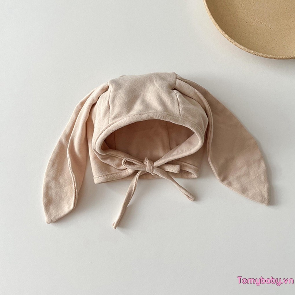 Bé Dễ Thương Bunny Ear Beanie Mũ Trẻ Sơ Sinh Mũ Bonnet Thoáng Khí Cho Bé Gái Bé Trai