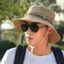 Mũ chống nắng nam DELMER, Mũ xô chống nắng vành rộng mùa hè, Thời trang chống tia cực tím Bảo vệ chống nắng Cotton Mũ câu cá ngoài trời ngoài trời ngoài trời