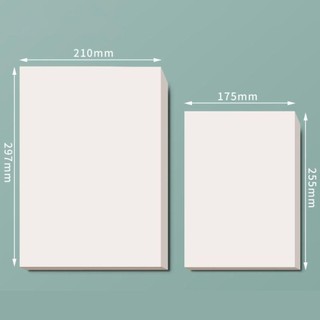 Risedot Giấy tính toán, Giấy dự thảo trống bảo vệ mắt màu be A4 / B5, Đa chức năng 40 / 100 tờ Lưới / Giấy số học trống Đồ dùng vẽ tranh học
