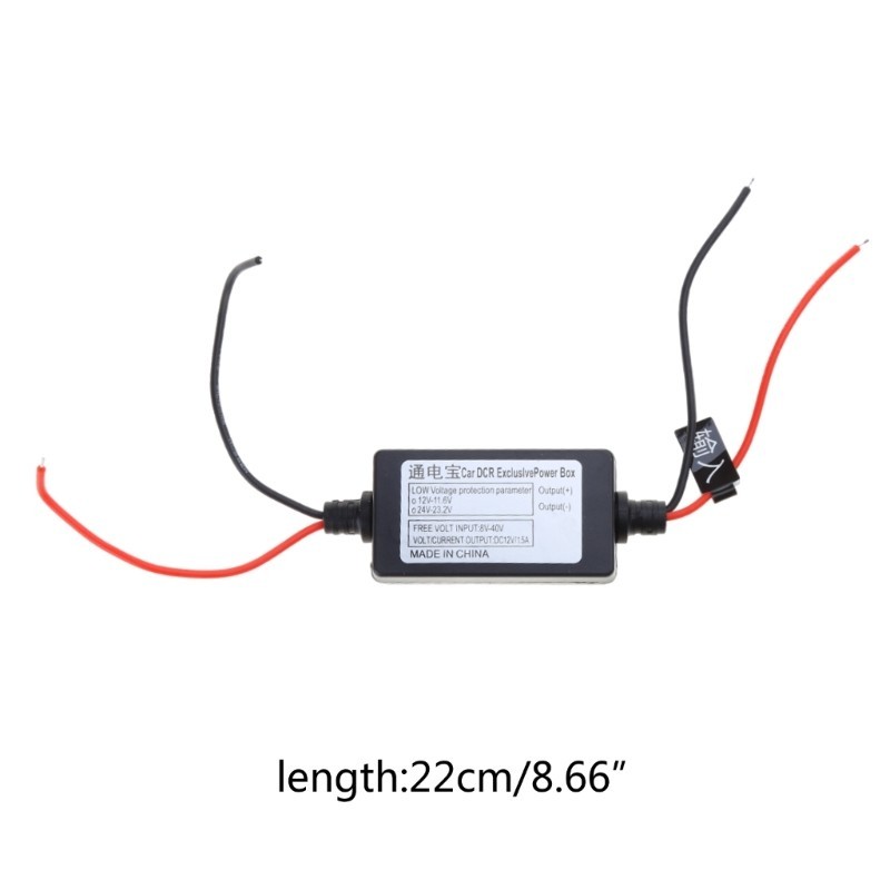Pealike 24V đến 12V Bộ chuyển đổi bước xuống Bộ giảm tốc Bộ điều chỉnh 1 5A cho ô tô ô tô Ô tô Thuyền Hệ thống xe tải Mô-đun cho ô tô