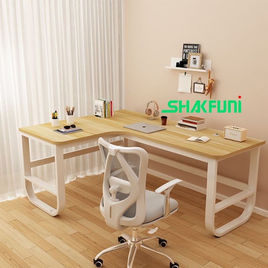 Bàn L không giá sách SH - B08