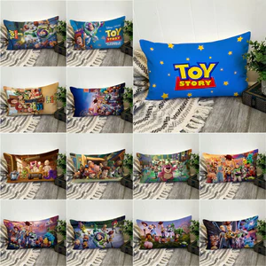 Câu chuyện đồ chơi Vỏ gối hình chữ nhật Vỏ gối bằng vải Polyester in một mặt Trang trí nội thất Món quà tốt nhất (Không có lõi)