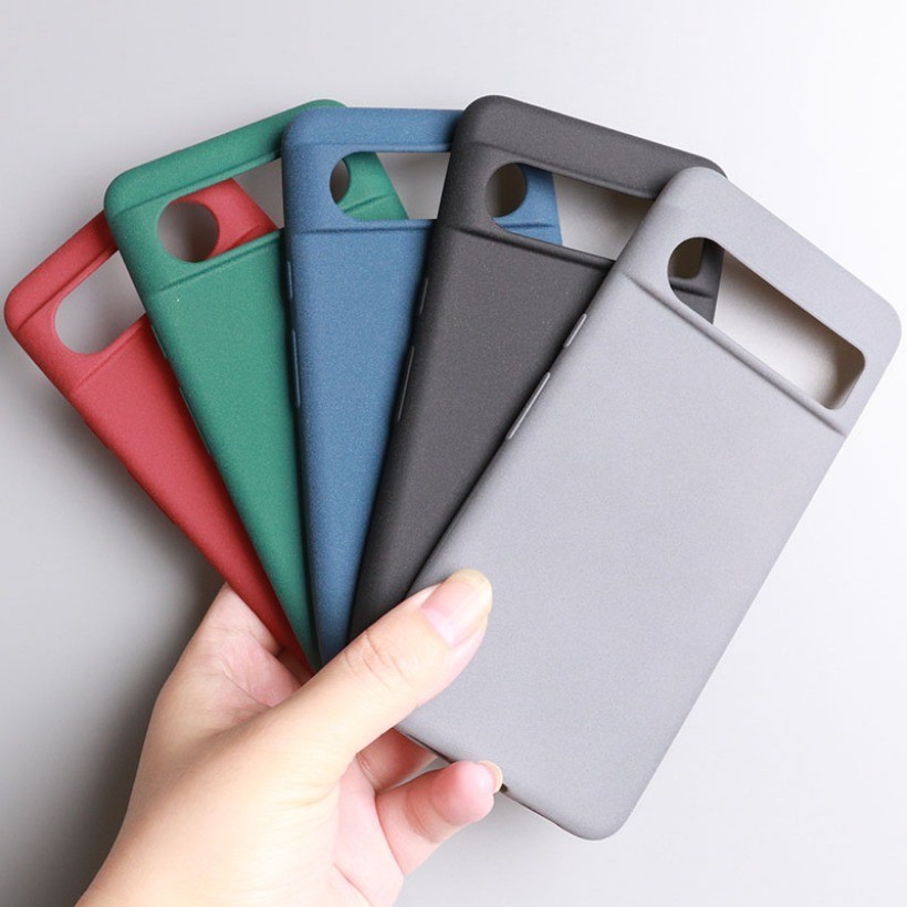Dành Cho Google Pixel 8A 7A 5A 4A 8 7 6 Pro 3A 4 5 3 XL Lite Chống Vân Tay Vỏ Cát Mềm Mờ Mỏng TPU Vỏ Điện Thoại