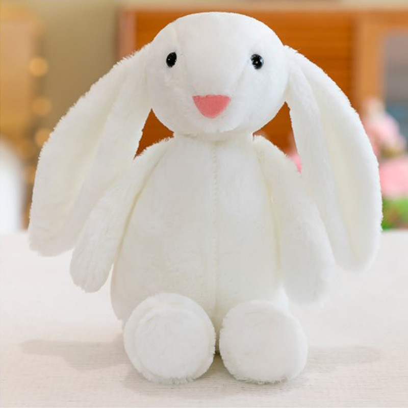 30/40CM Búp Bê Thỏ Sang Trọng Búp Bê Tai Dài Đồ Chơi Thỏ Quà Tặng Bé Gái
