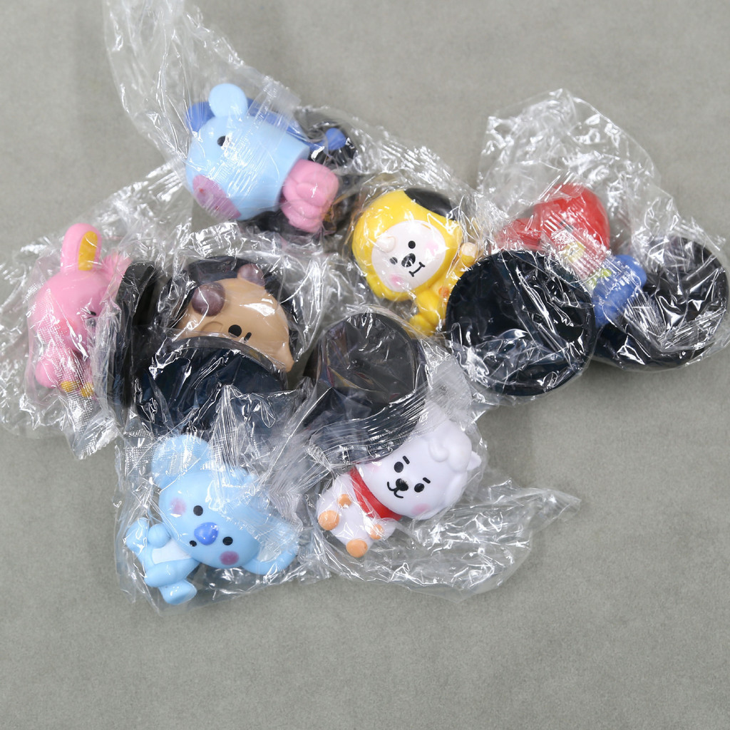 PS1 7 Chiếc BTS BT21 Nhân Vật Hoạt Hình Quà Tặng Cho Bé Gái TATA MANG KOYA RJ COOKY SHOOKY CHIMMY Đồ Chơi Mô Hình Dành Cho Trẻ Em