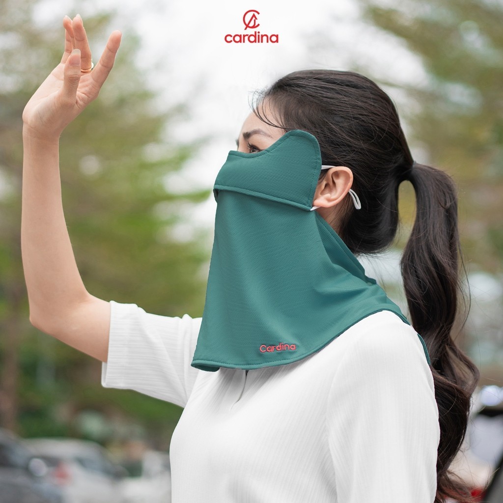 Khẩu Trang 𝐂𝐀𝐑𝐃𝐈𝐍𝐀 Chất Aircool mát lạnh chống tia UV bản vải quây bảo vệ vùng cổ triệt để 4KTL03