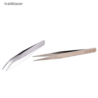 Trailblazer 2 Chiếc Thép Không Gỉ Thẳng El Nhíp Chắp Vá Móc Pick-up Dụng Cụ Trang Điểm Mới