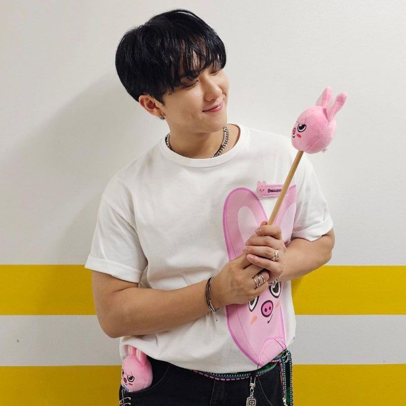 Gn Stray Kids 5 SAO SKZOO Bang Chan Felix Lee Min-Ho IN Seo Chang-Bin Áo thun mùa hè Anime Tay Ngắn Top NG