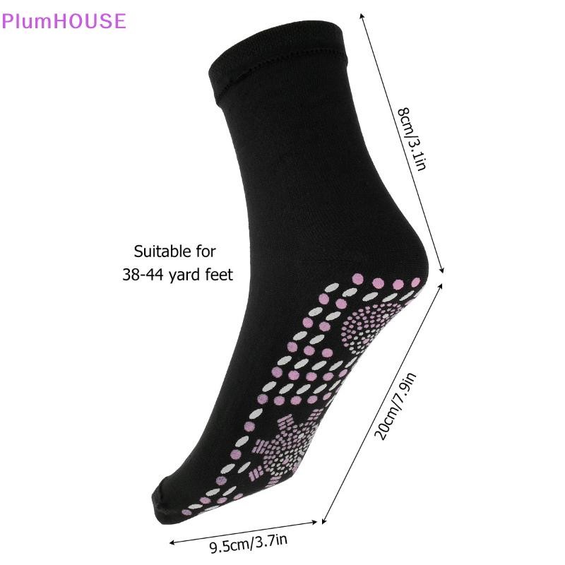 PlumHOUSE Unisex Tự Làm Nóng Chăm Sóc Sức Khỏe Tất Tourmaline Massage Chân Ấm Tất VN