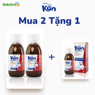 [Mua 2 Tặng 1] Combo 2 Siro Kan ImunoGlukan hỗ trợ miễn dịch nâng cao sức đề kháng cho bé - chai 120ml