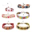 BTF Ngọt Dâu Tây Dệt Vòng Tay Handmade Thêu Vòng Tay Trang Sức