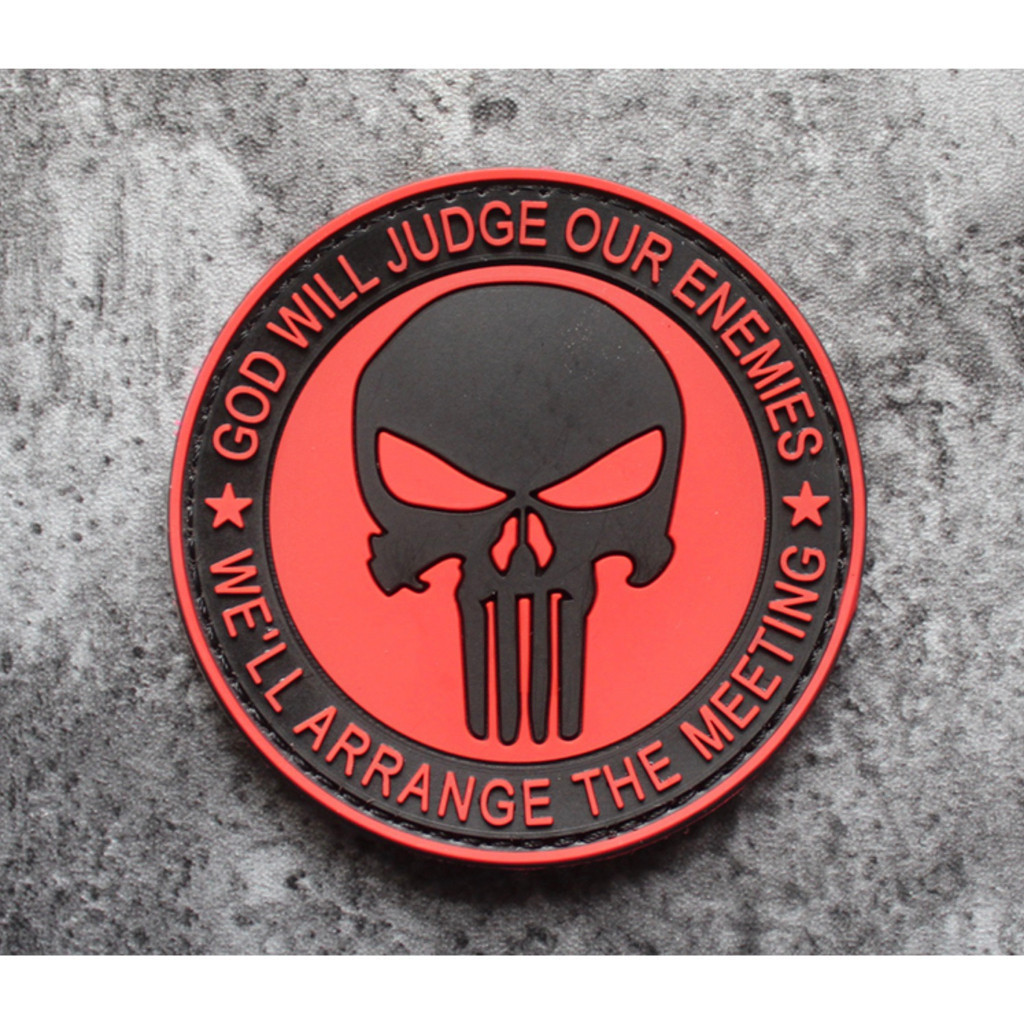 Patch_miếng dán PVC Skull_tactical