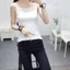 KUEDFEU Áo Sơ Mi Cami, Dây Đeo Spaghetti Slim Áo Bể Mùa Hè, Đồ Lót Thường Ngày Không Tay Có Ren Trang Bị Áo Cho Nữ