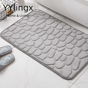 YYlingx Lanfy thảm tắm chống trượt, thấm hút nước, có thể giặt, dùng cho phòng tắm/bồn tắm