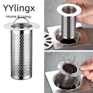 YYlingx Lọc Rác Bằng Thép Không Gỉ Chống Tắc Nghẽn Có Tay Cầm Tiện Dụng Cho Bồn Rửa Nhà Bếp / Phòng Tắm