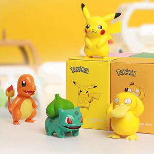 6 Chiếc Pokemon Series Nhân Vật Hành Động Pikachu Charmander Squirtle Jigglypuff Búp Bê Trang Trí Đồ Chơi Trẻ Em