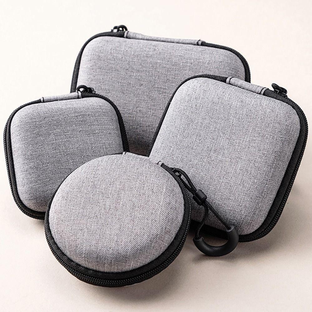 [Vận chuyển nhanh] 1 chiếc Tai nghe dây kéo SIMPLEAID, di động cho túi lưu trữ Airpod EVA, Tai nghe / Điện thoại / Cáp sạc Phụ kiện kỹ thuật số Túi đựng Mini