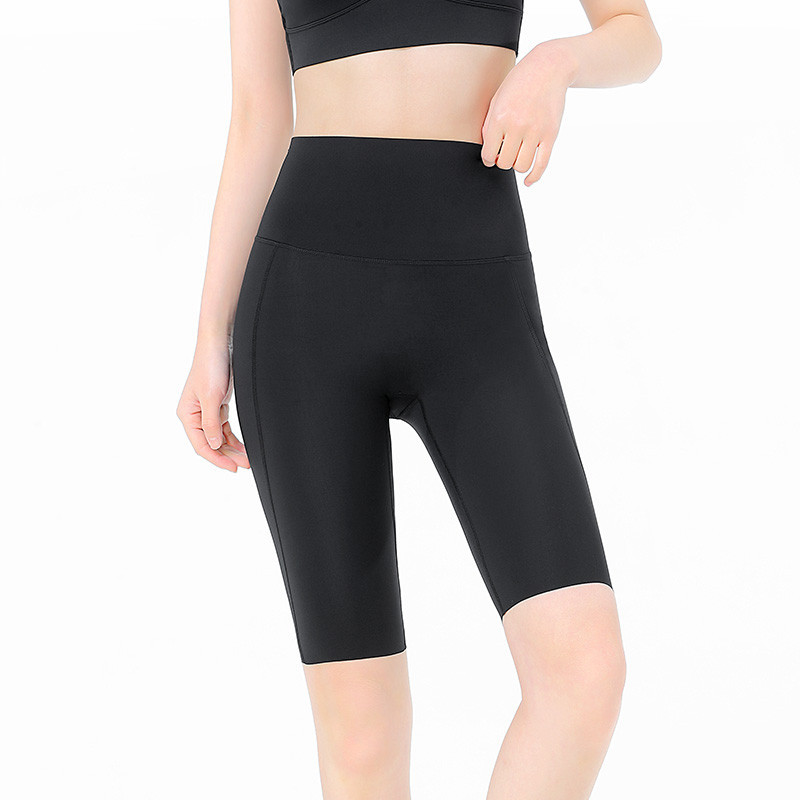 Ảnh Quần short thông thường CAMEL CROWN dành cho nữ Chống nắng Độ đàn hồi cao Quần năm điểm giảm béo bó sát 3