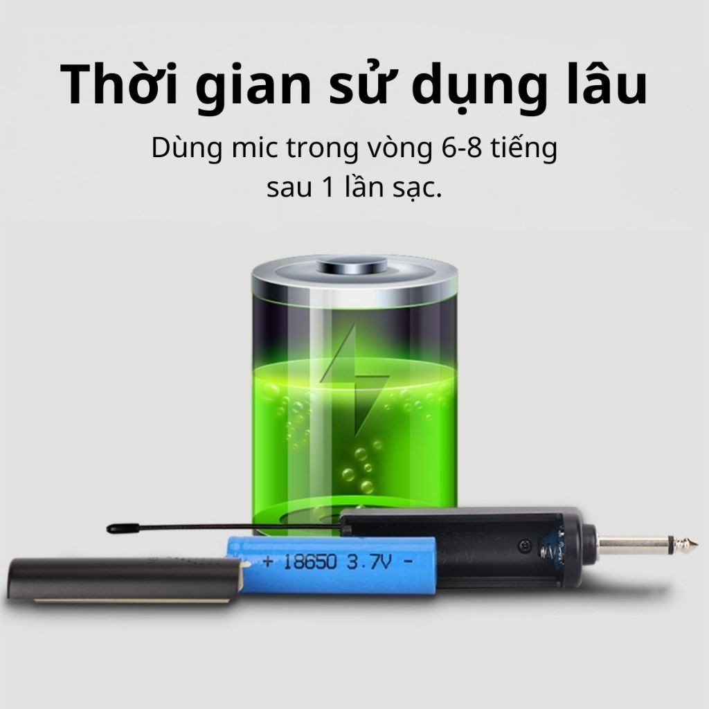 Bộ 2 Micro Không Dây Chính Hãng, Bắt Âm Thanh Rõ Chuẩn, Kết Nối Được Đa Thiết Bị, Kèm Pin Sạc - ảnh 5