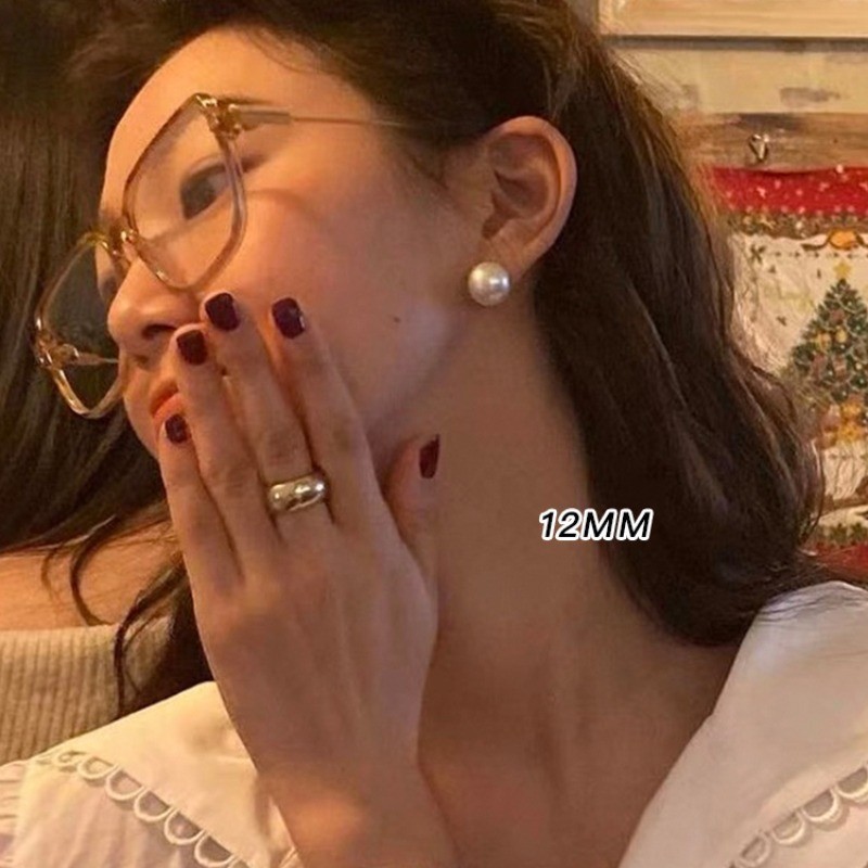 Bông tai nữ ngọc trai phong cách Hàn Quốc, thiết kế thời trang và cao cấp