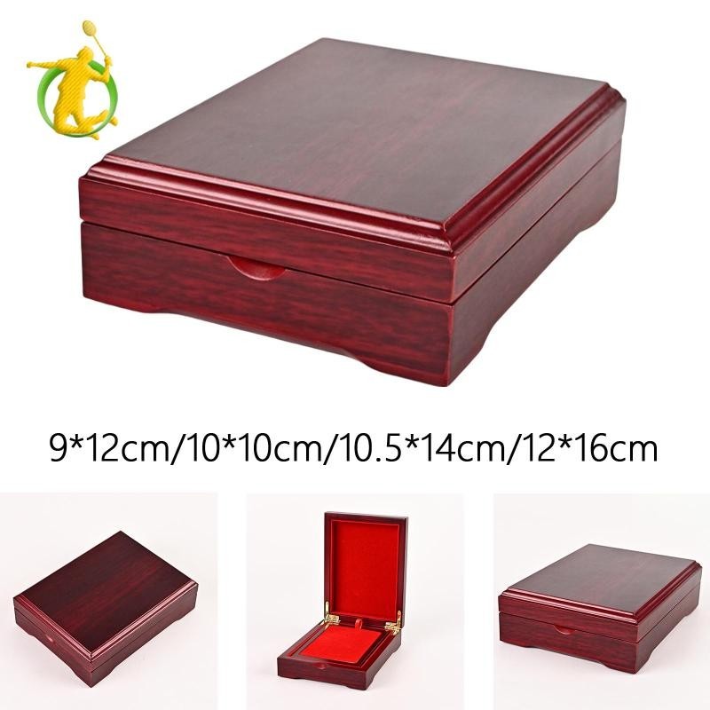 Hộp trưng bày bằng gỗ Hộp đựng huy chương Huy chương Hộp gỗ nhỏ cho gia đình