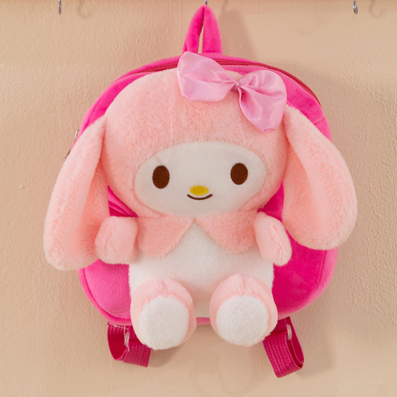 Ba lô gấu dâu tây SQ11 Lotso dành cho học sinh Dung tích lớn Nhẹ Đa năng Hoạt hình dễ thương Trẻ em Schoolba