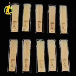 Chuyên Nghiệp 10 Miếng 2 1 / 2 Alto Saxophone Sax Reeds Bộ Phận Nhạc Cụ Gió Cao Cấp