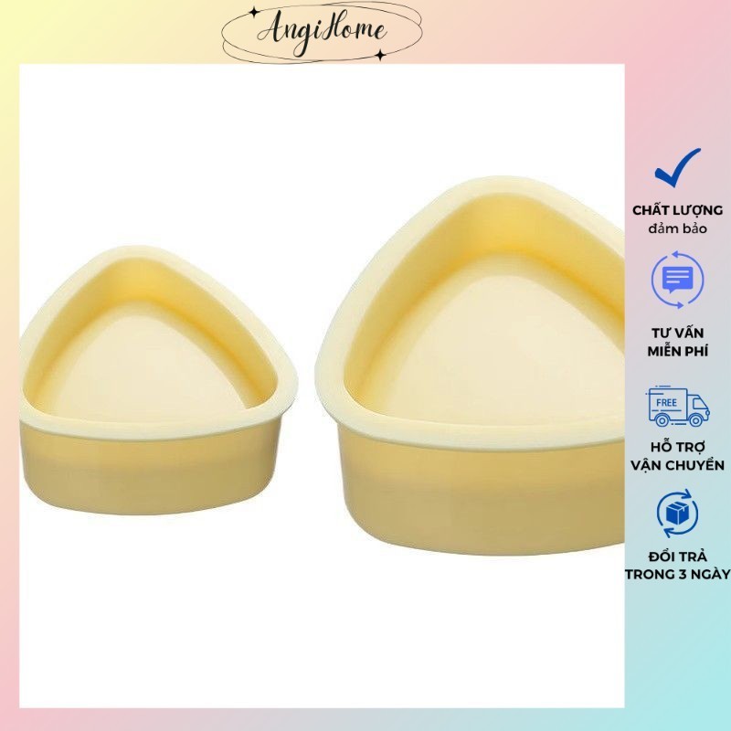 Khuôn làm cơm nắm sushi hình tam giác 7.5x7x4cm ANGIHOME