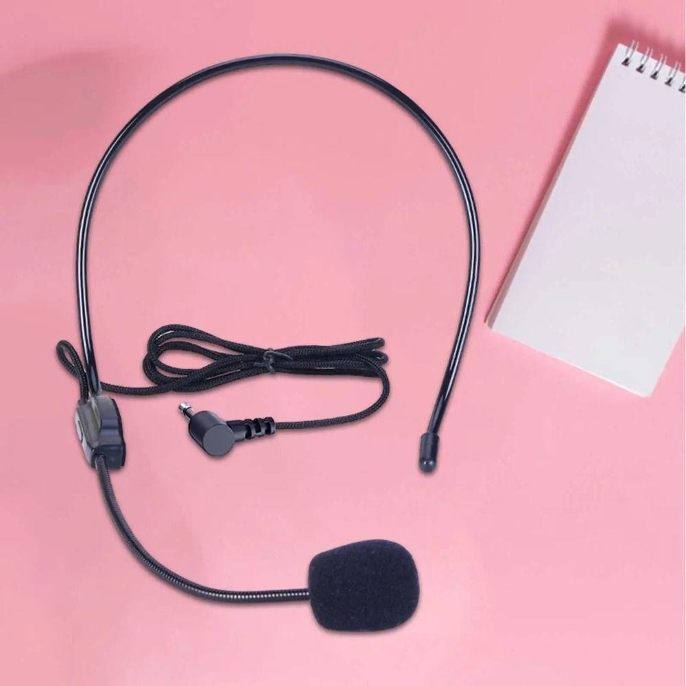Micro có dây MONOSTYLE, Micrô tai nghe linh hoạt di động, Loa sân khấu giảng dạy Bài phát biểu phỏng vấn phích cắm 3,5 mm Mic