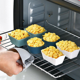 Combo 5 khuôn làm bánh silicon, khuôn cupcake làm muffin, dụng cụ làm bánh - SUNND