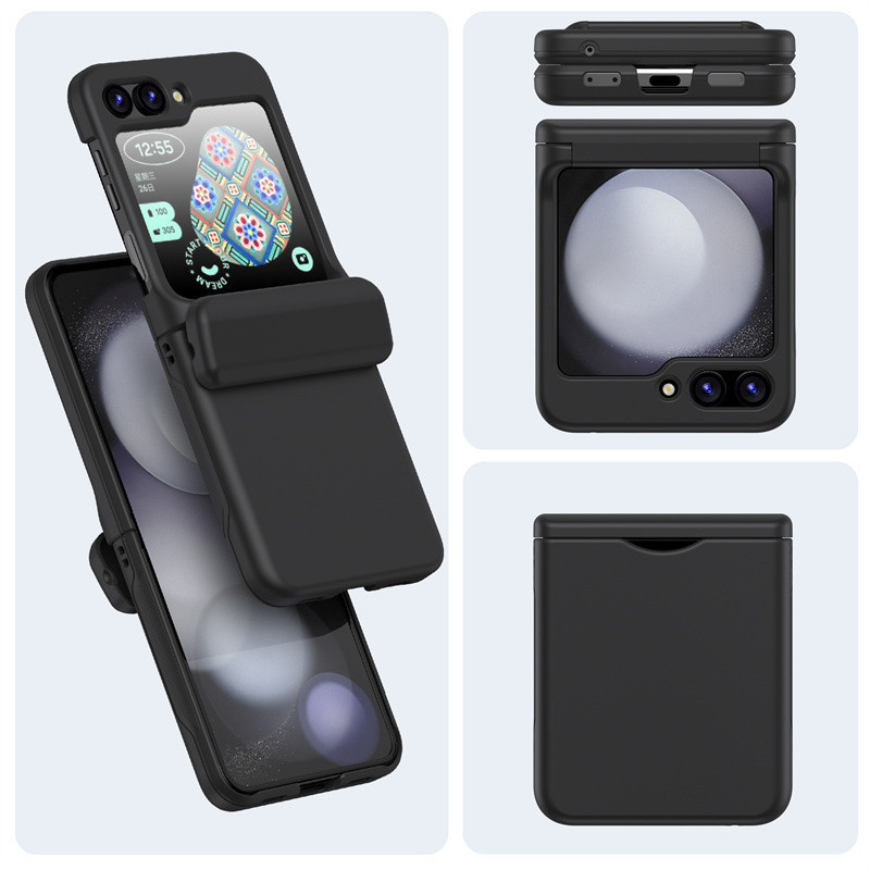 Ốp điện thoại chèn thẻ Samsung Galaxy Z Flip 5 cho Samsung Galaxy Z Flip 4 3 Vỏ chống rơi Chèn thẻ Vỏ điện thoại