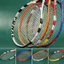 Nhãn dán đầu vợt tennis SAIA - Nhiều màu, chống trầy xước với vật liệu PU