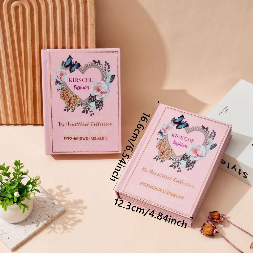 Sách Bảng Trang Điểm AMBU, Bộ Trang Điểm Sách Làm Đẹp Lâu Dài Highlighter, Sách Phấn Mắt Đa Năng Mờ