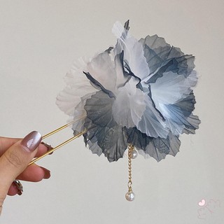 Kẹp tóc hoa cô dâu có trang trí ngọc trai Kẹp tóc hoa Bohemian cho đám cưới cô dâu